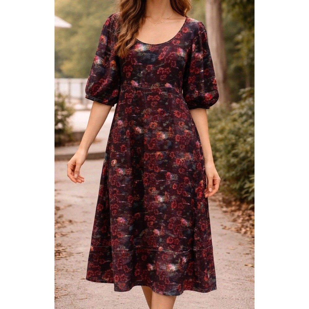 Rachel Comey X Target Kodak Red Floral Dress w/ Pockets Size 12 NW0T